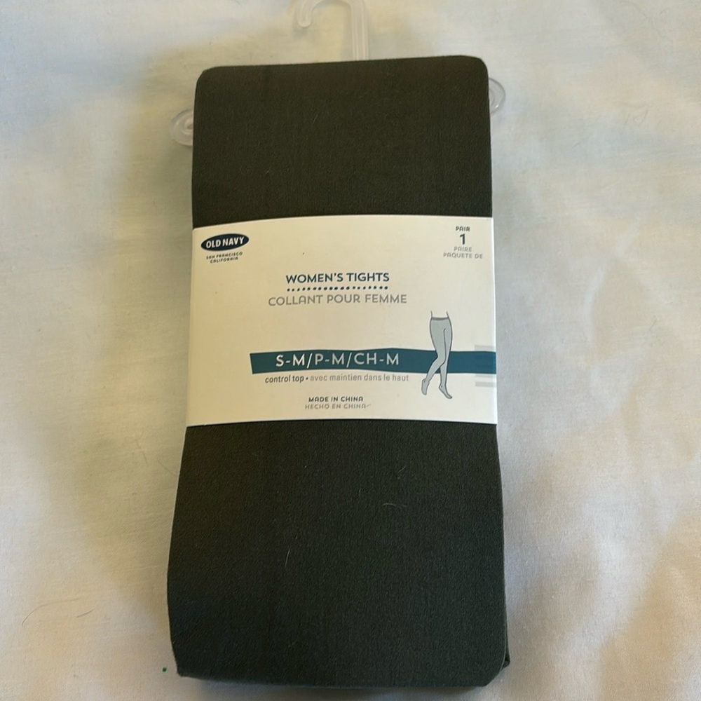 NWT Old Navy greenish gray tights size small / medium